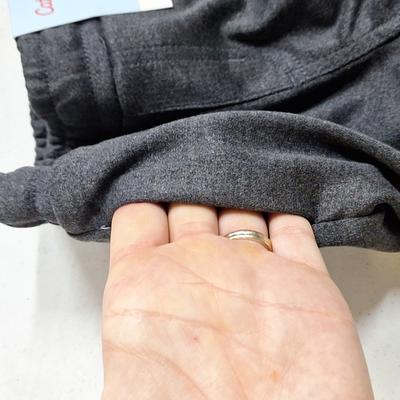 NEW! Cat & Jack Toddler Boys Pull-On Pintuck Pants, Charcoal Gray - Picture 7 of 10